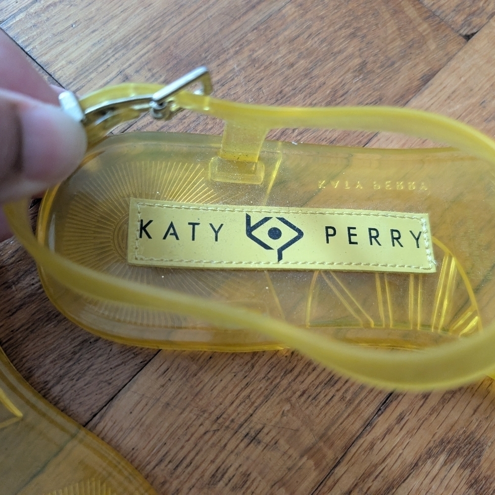 Katy Perry Collections Translucent Yellow Sandals - Picture 3 of 6